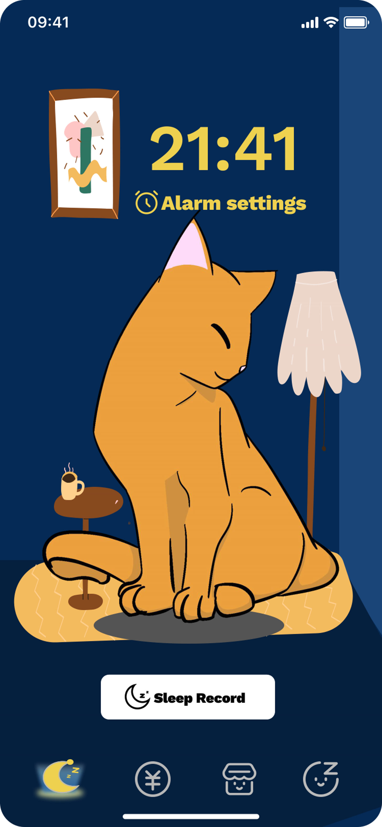 Bsh Cat Sleep home screen